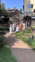 Pradhana Homa and Purnahuti of Shat Pranava Mahamrityunjaya Homa at SCM Shirali (15 Feb 2024)